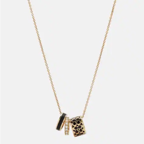 Coach Enamel Necklace - Picture 1 of 7